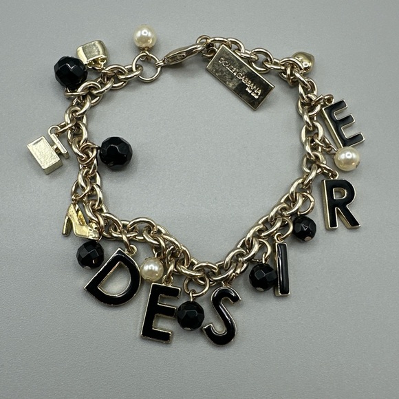 Dolce & Gabbana Gold and Black Charm Bracelet - Picture 3 of 5